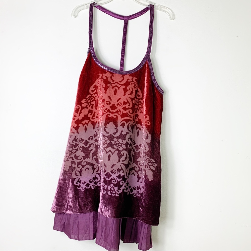 Free People red plum dress (more like longer tank)